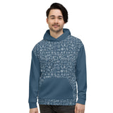 Islamic Line Art (Blue) Hoodie